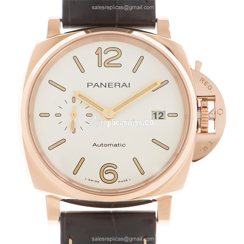 Panerai PAM01042 LUMINOR DUE Automatic 18kt Rose Gold