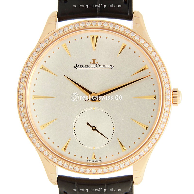 Jaeger-Lecoultre Q1272501 MASTER ULTRA THIN Automatic 18kt Rose Gold & Diamonds