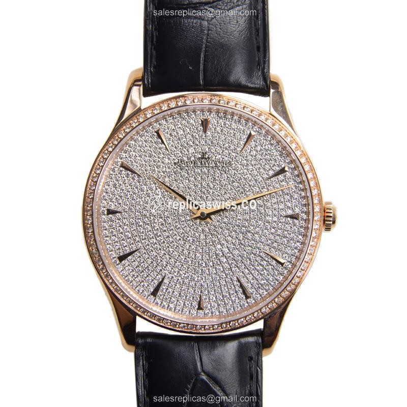 Jaeger-Lecoultre Q1352507 MASTER Automatic 18kt Rose Gold & Diamonds