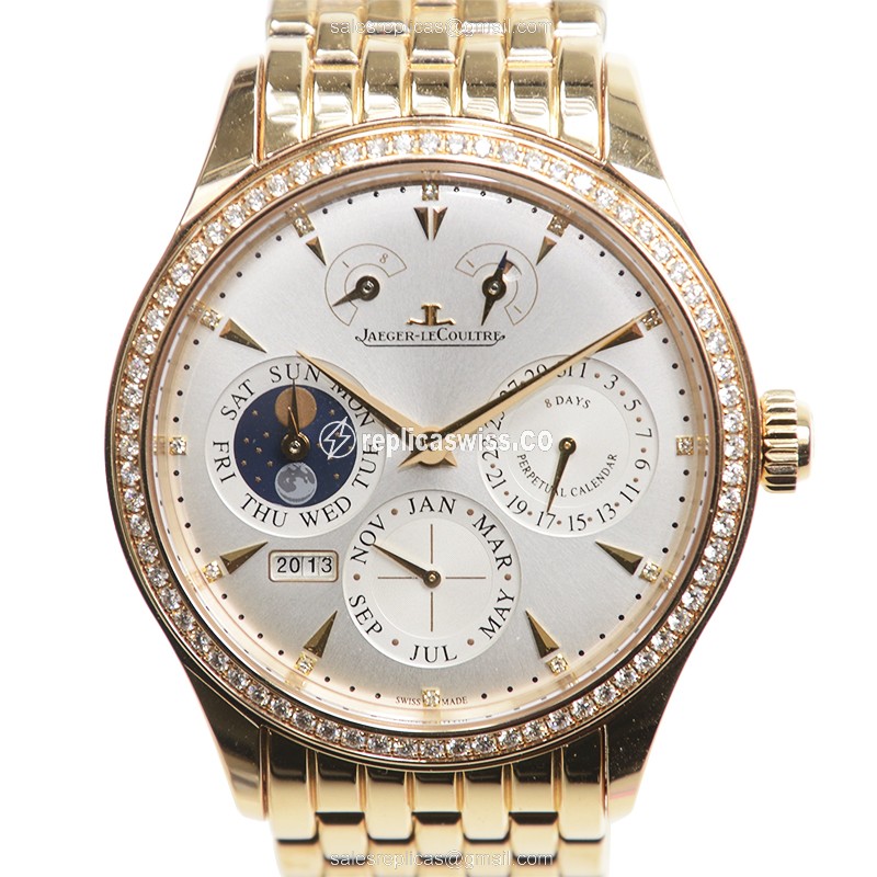 Jaeger-Lecoultre Q1612103 MASTER ULTRA THIN Manual Wind 18kt Rose Gold & Diamonds