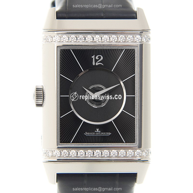 Jaeger-Lecoultre Q2578420 REVERSO Automatic Stainless Steel & Diamonds