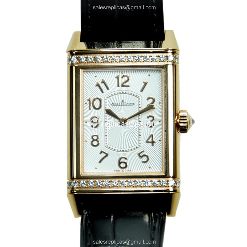 Jaeger-Lecoultre Q3202421 REVERSO Manual Wind 18kt Rose Gold & Diamonds