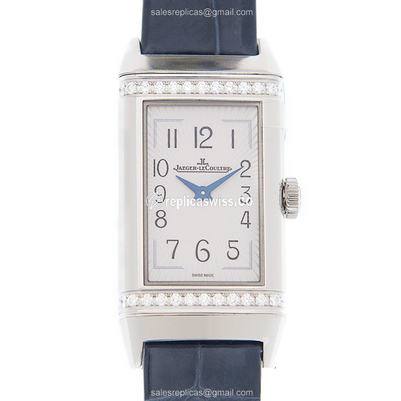 Jaeger-Lecoultre Q3288420 REVERSO Quartz Stainless Steel & Diamonds