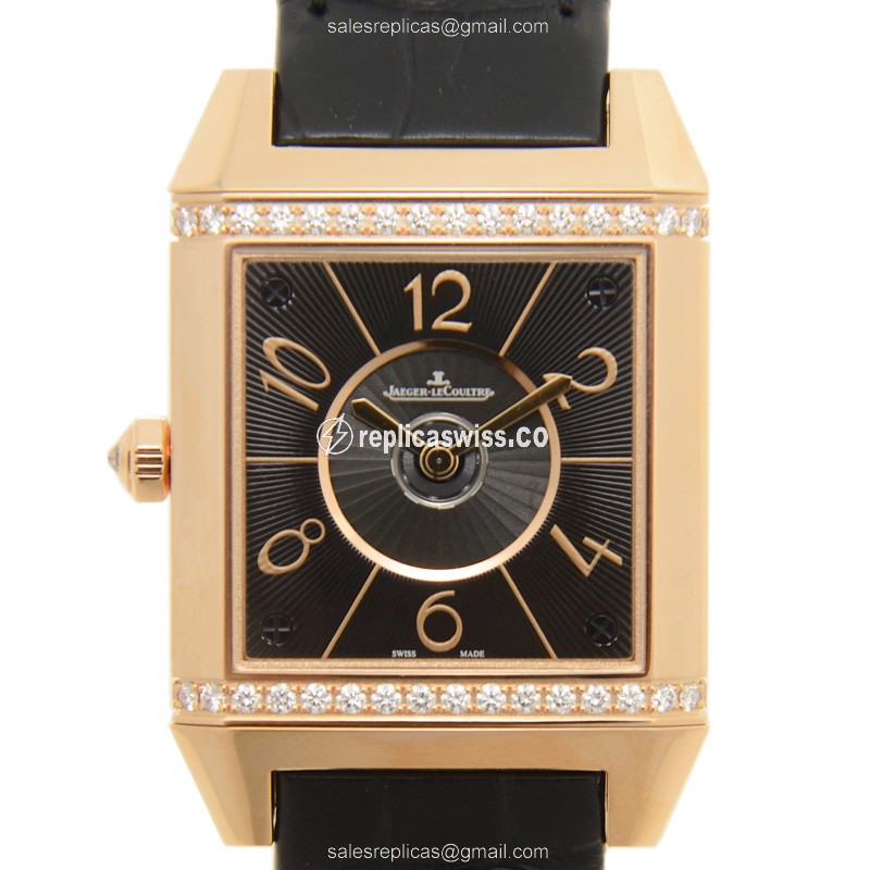 Jaeger-Lecoultre Q7052421 REVERSO Automatic 18kt Rose Gold & Diamonds