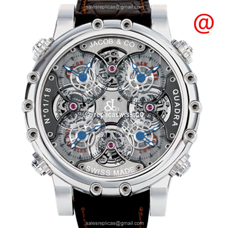 Jacob & Co QUADWG Manual Wind 18kt White Gold