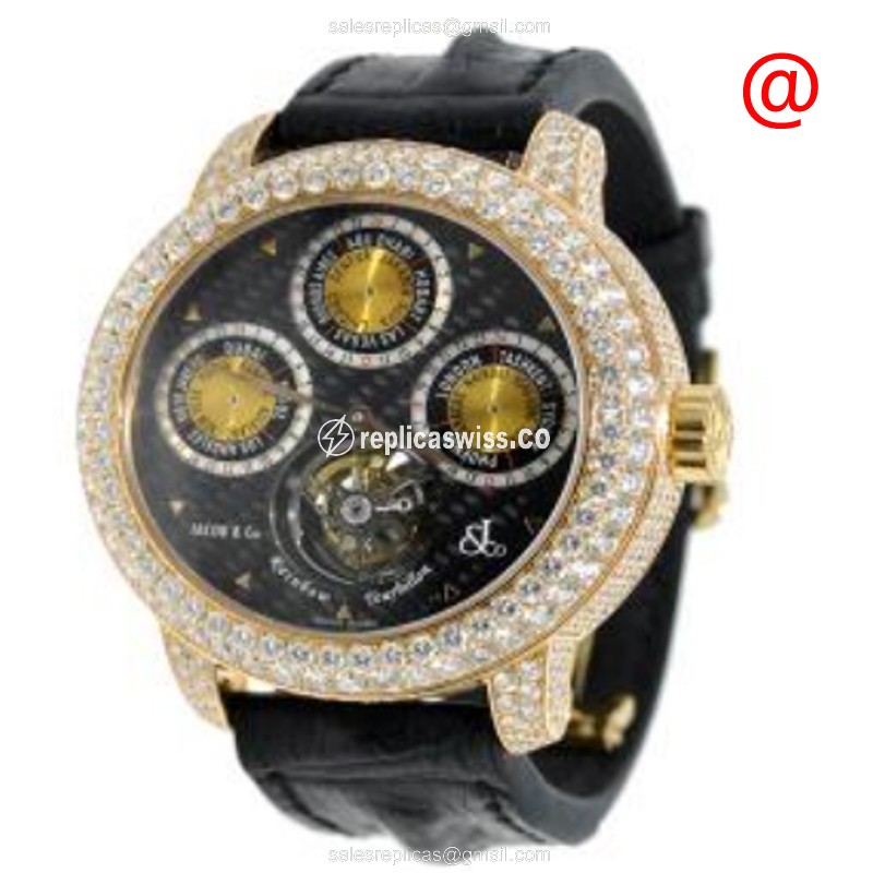 Jacob & Co R15RGDC Manual Wind 18kt Rose Gold & Diamonds