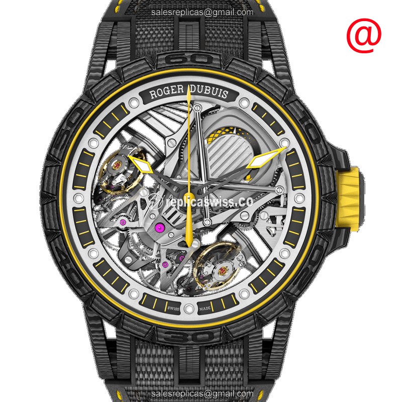 Roger Dubuis RDDBEX0613 EXCALIBUR SPIDER Manual Wind Carbon Fiber