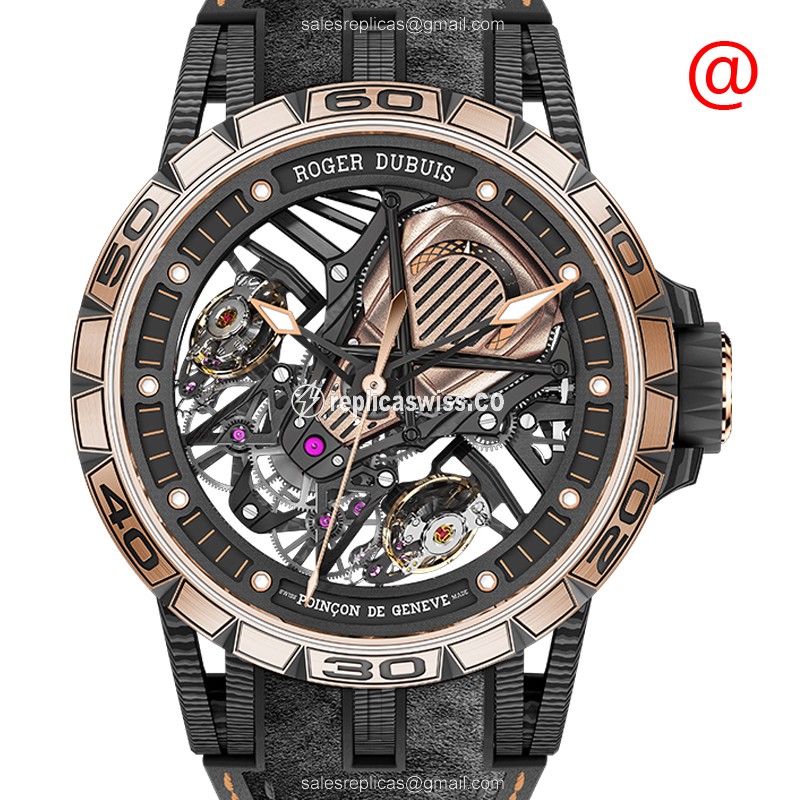 Roger Dubuis RDDBEX0654 EXCALIBUR SPIDER Manual Wind 18kt Rose Gold
