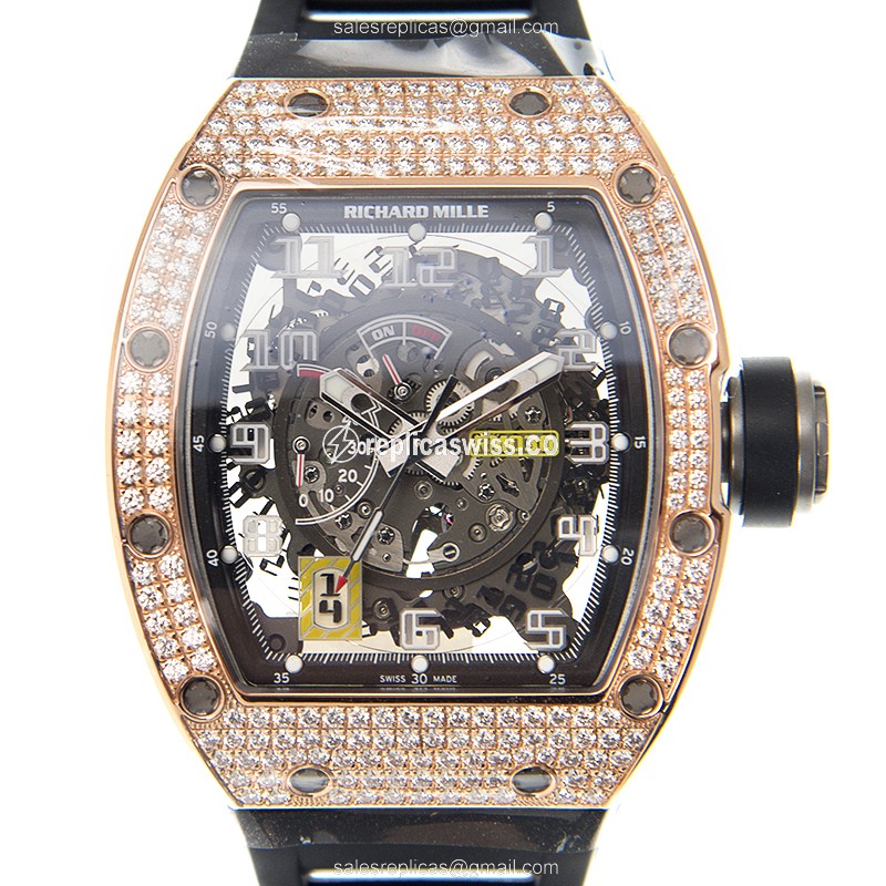 Richard Mille RM030-RG 18kt Rose Gold & Diamonds