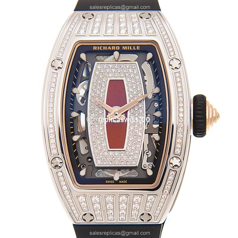 Richard Mille RM07-01 WG Automatic 18kt White Gold & Diamond