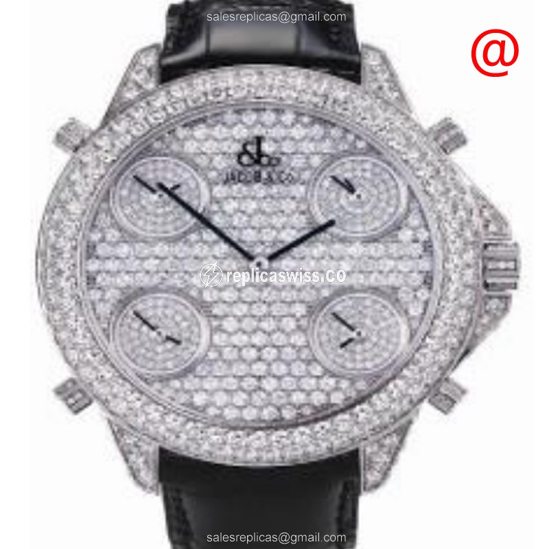 Jacob & Co ROYALP Quartz 18kt White Gold