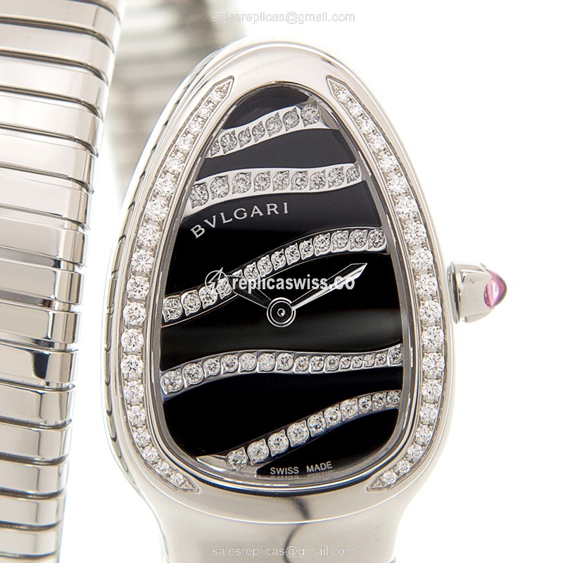 Bulgari SP35BDSDS.1T SERPENTI Quartz Stainless Steel
