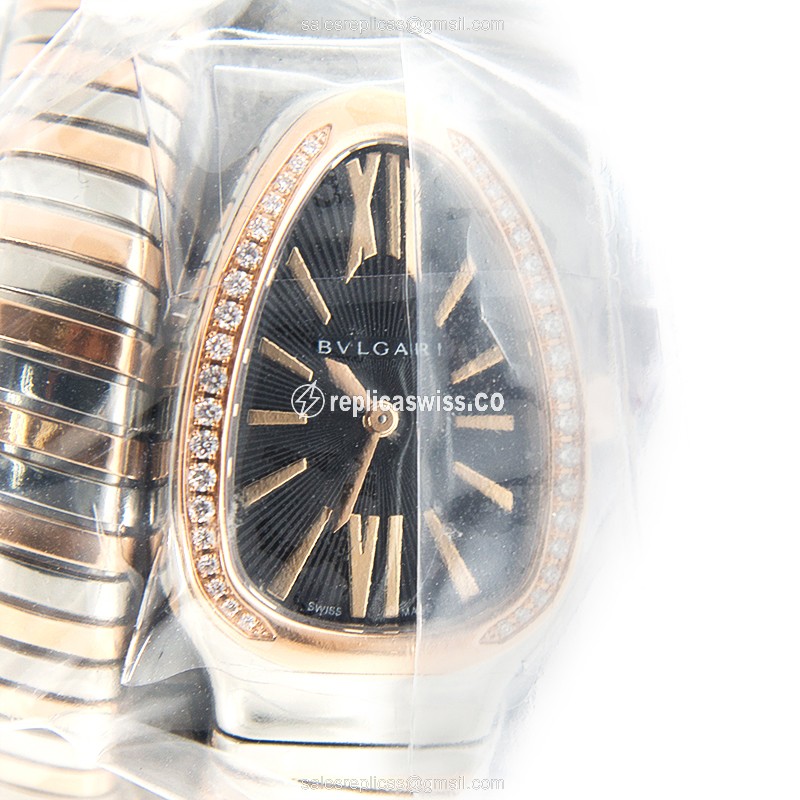 Bulgari SP35BSPGD.1T SERPENTI Quartz 18kt Rose Magic & Diamond