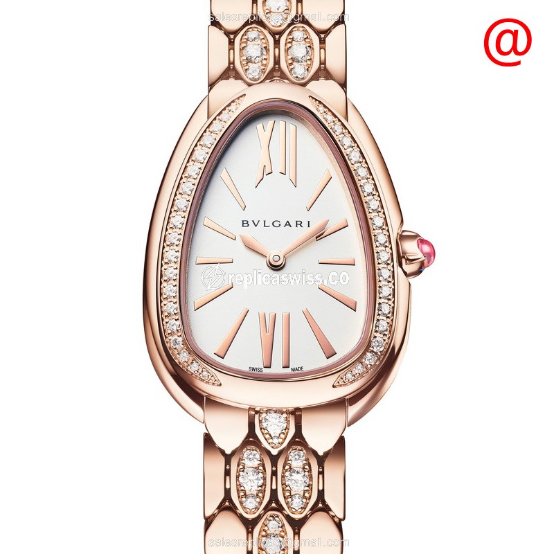 Bulgari 103275 SERPENTI SEDUTTORI Quartz 18kt Rose Gold & Diamonds