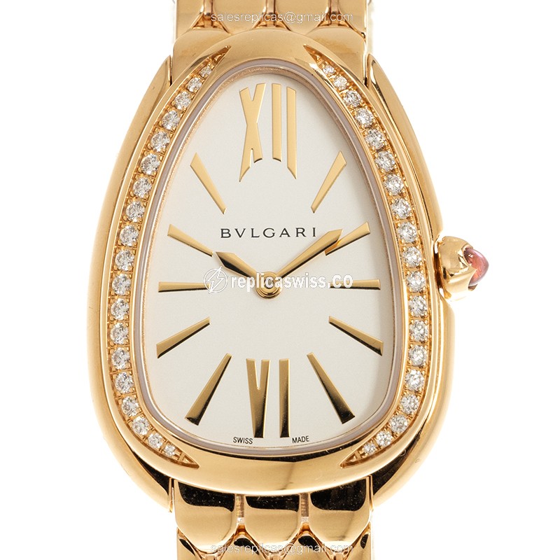 Bulgari 103146 SERPENTI SEDUTTORI Quartz 18kt Rose Gold & Diamonds