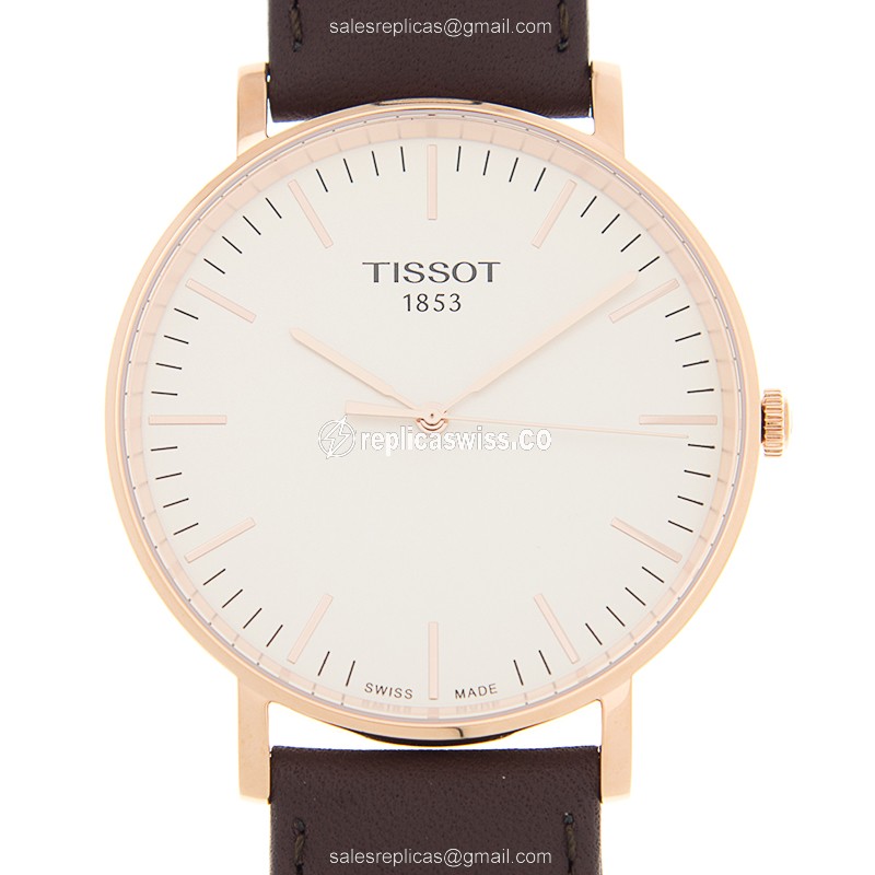 Tissot T109.610.36.031.00 T-CLASSIC Quartz 18kt Rose Gold