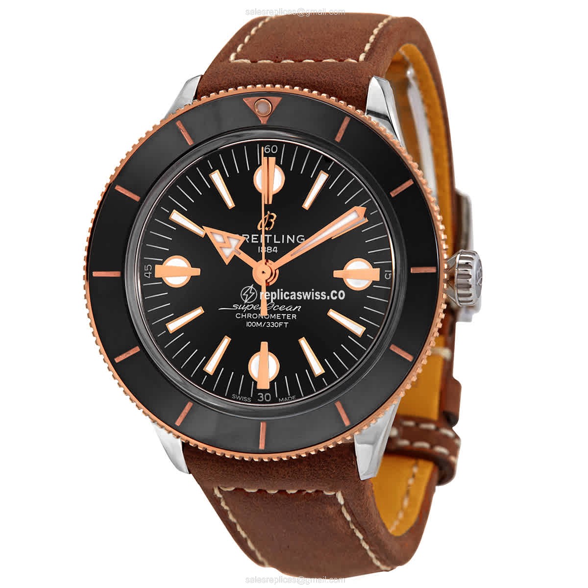 Breitling U10370121B1X2 SUPEROCEAN HERITAGE Automatic 18kt Rose Gold & Steel
