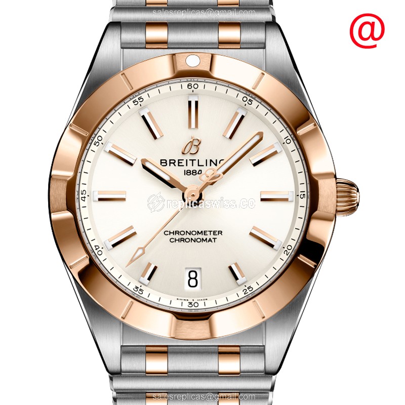 Breitling U77310101A1U1 CHRONOMAT B01 Quartz 18kt Rose Gold & Steel