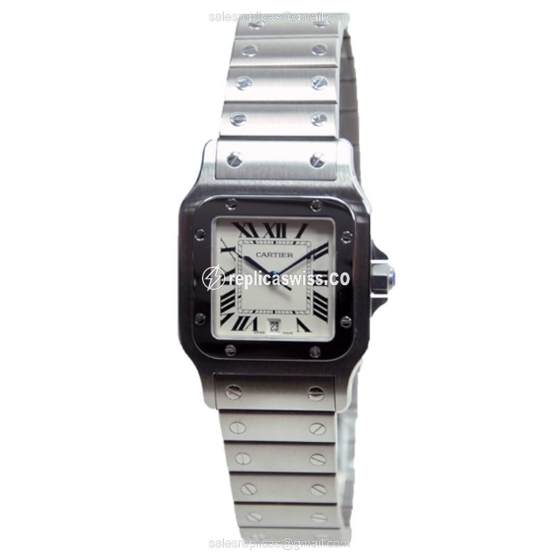 Cartier W20060D6 SANTOS Quartz Stainless Steel