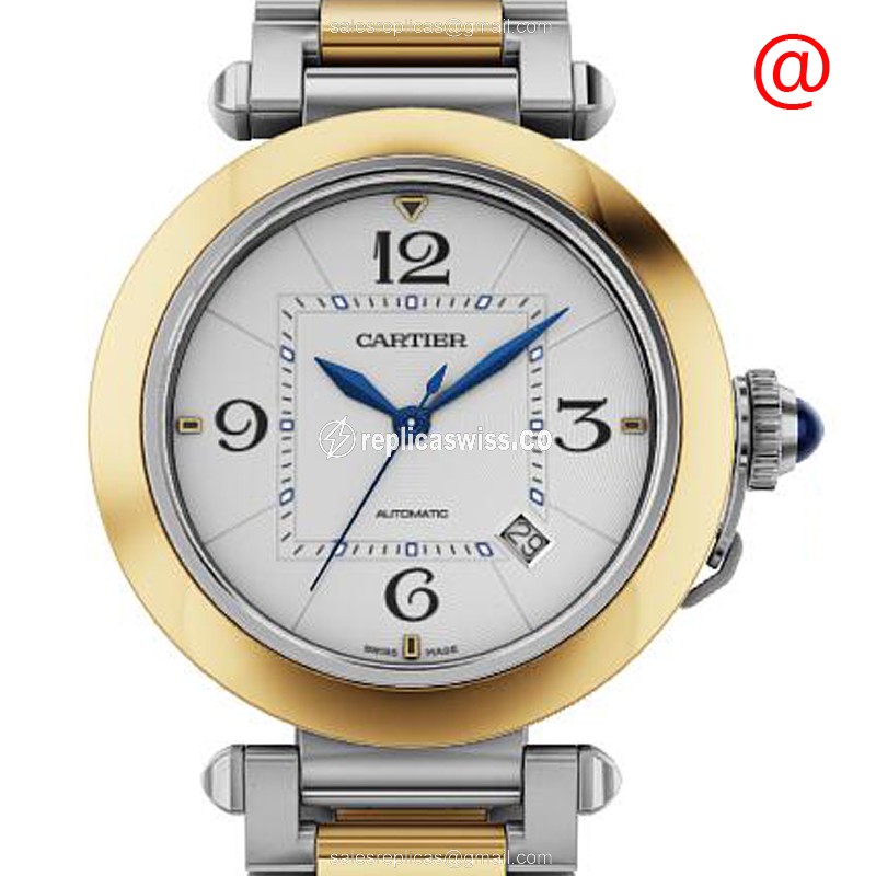 Cartier W2PA0009 PASHA DE CARTIER Automatic 18kt Gold & Steel