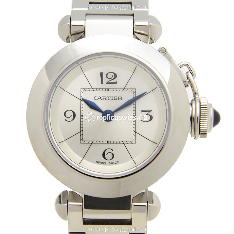 Cartier W3140007 PASHA DE CARTIER Quartz Stainless Steel