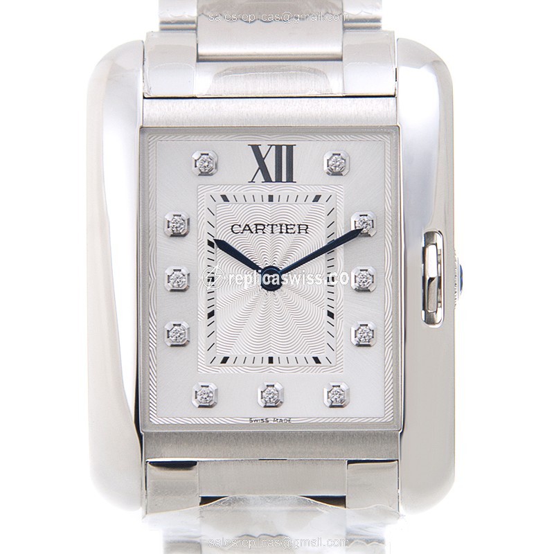 Cartier W4TA0004 TANK Quartz Stainless Steel