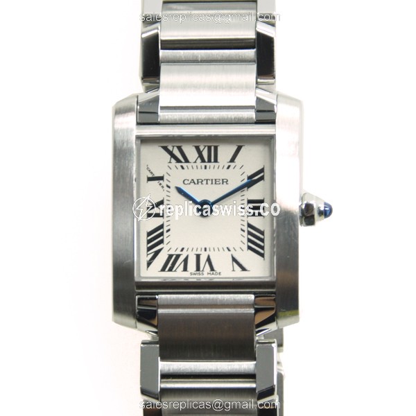 Cartier W51008Q3 TANK Quartz Stainless Steel