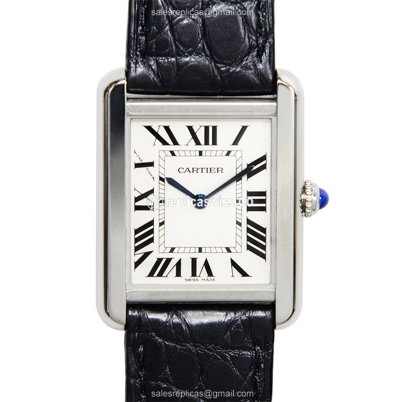 Cartier W5200005 TANK Quartz Stainless Steel
