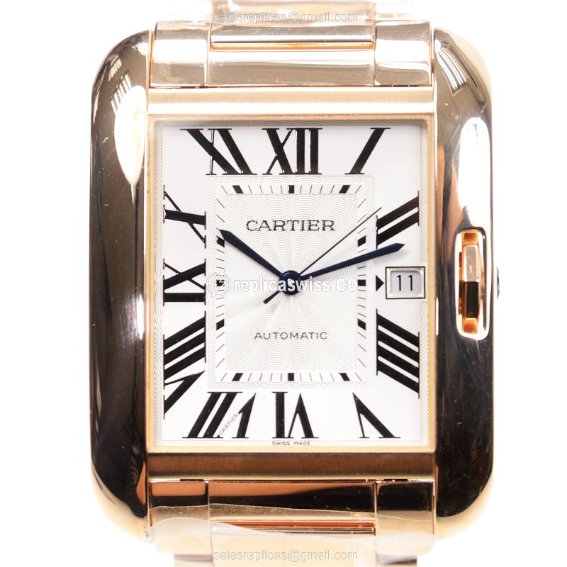 Cartier W5310002 TANK Automatic 18kt Rose Gold