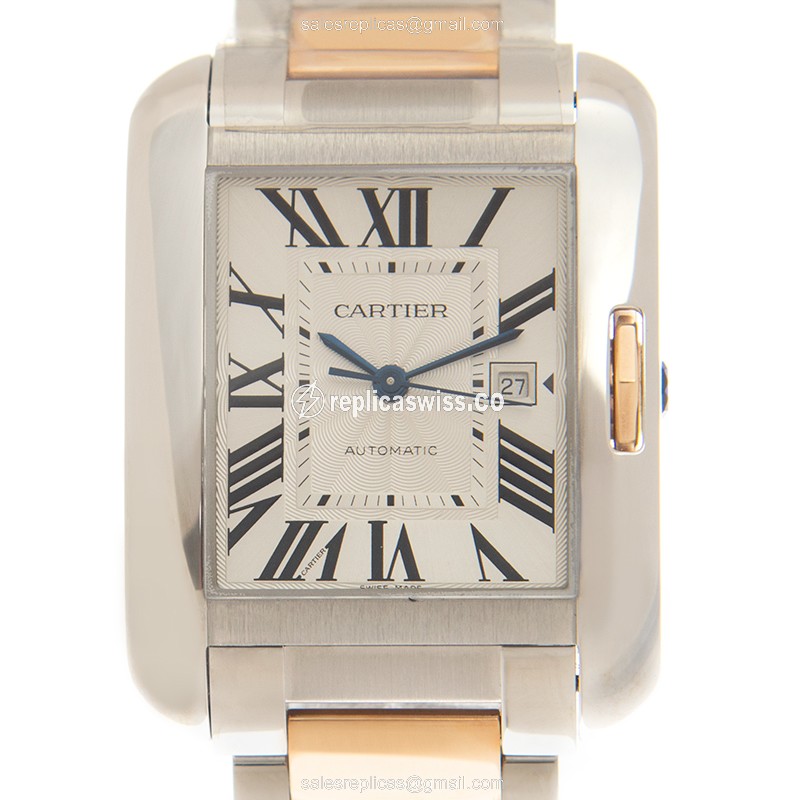 Cartier W5310037 TANK Automatic Stainless Steel