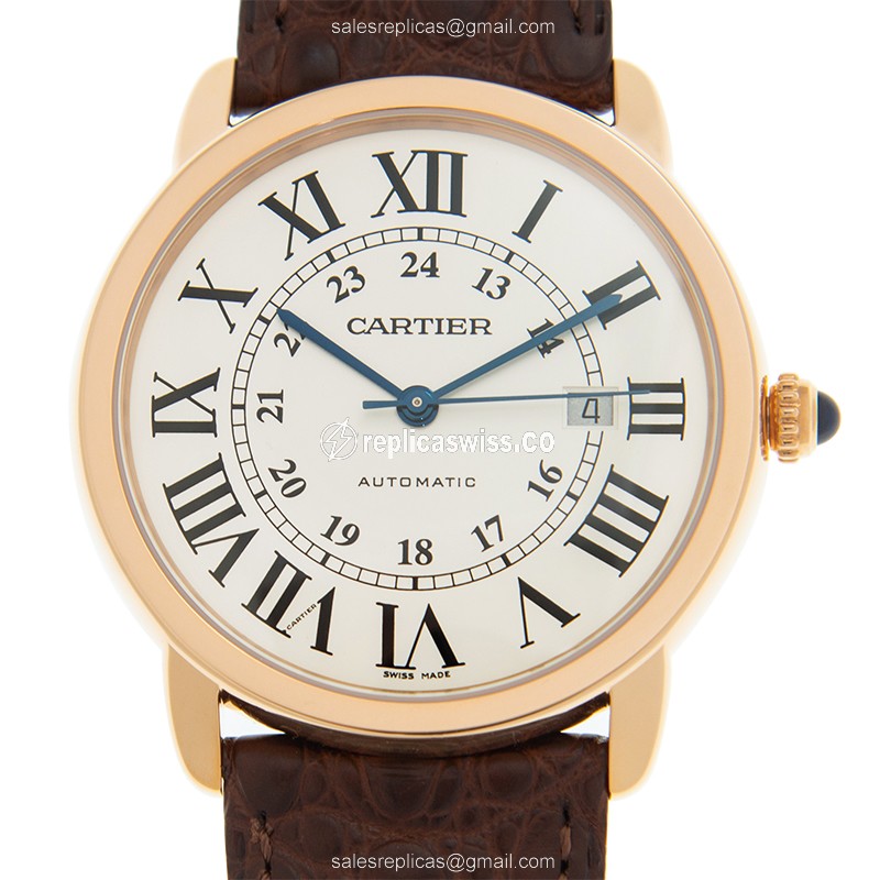 Cartier W6701009 RONDE SOLO DE CARTIER Automatic 18kt Rose Gold