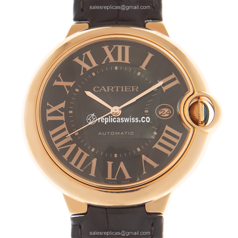 Cartier W6920037 BALLON BLEU Automatic 18kt Rose Gold