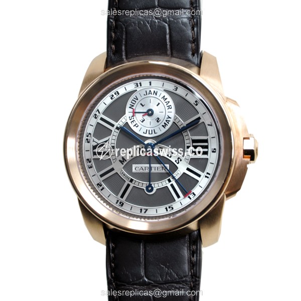 Cartier W7100029 CALIBRE DE CARTIER Automatic 18kt Rose Gold