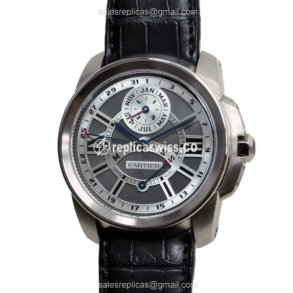 Cartier W7100030 CALIBRE DE CARTIER Automatic 18kt White Gold