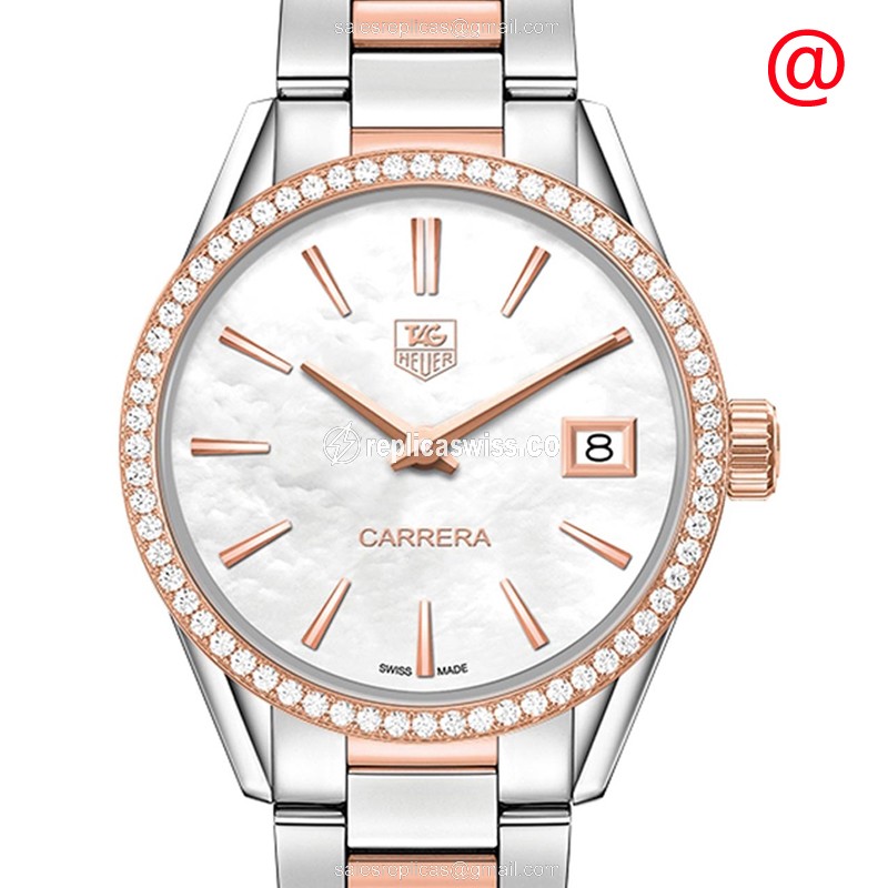 Tag Heuer WAR1353.BD0779 TAG HEUER CARRERA Quartz 18kt Rose Magic & Diamond