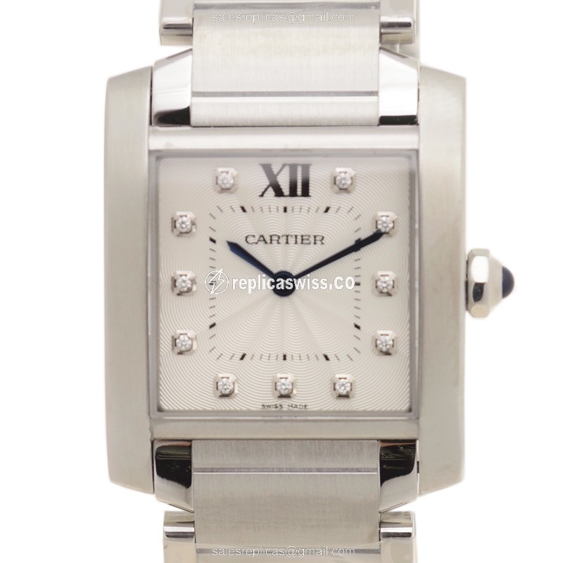 Cartier WE110007 TANK Quartz Stainless Steel