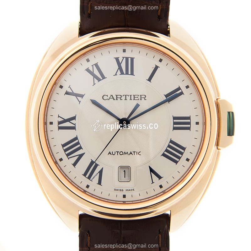 Cartier WGCL0019 CLe DE CARTIER Automatic 18kt Rose Gold