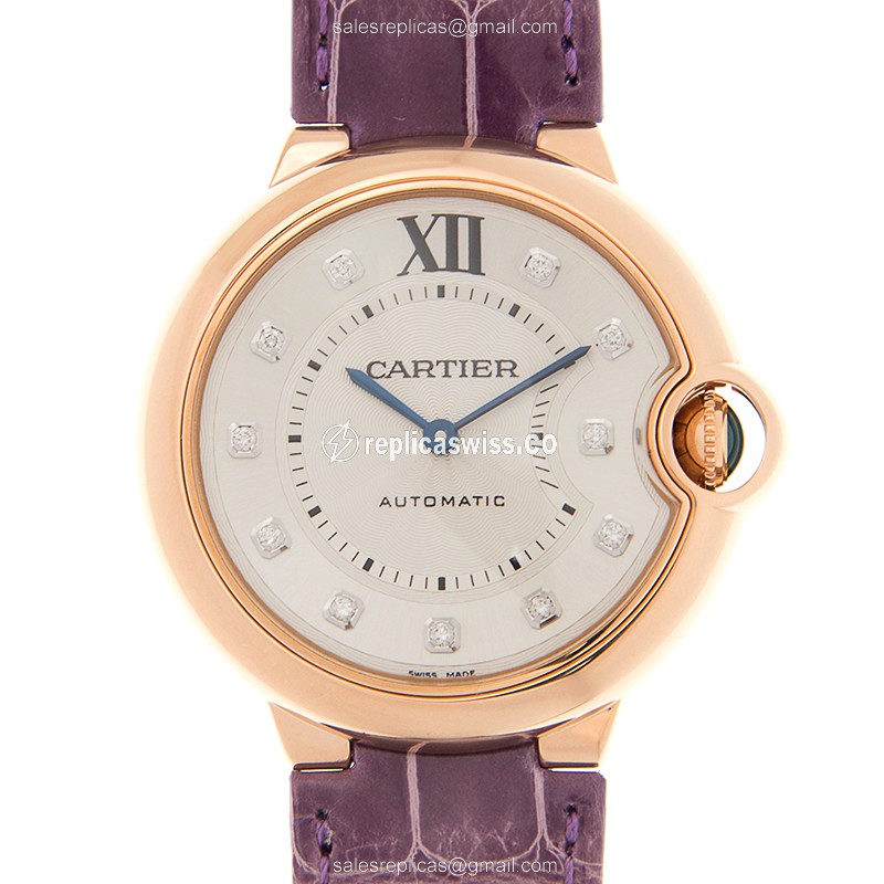 Cartier WJBB0010 BALLON BLEU Automatic 18kt Rose Gold