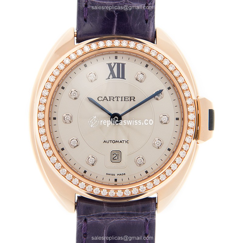Cartier WJCL0038 CLe DE CARTIER Automatic 18kt Rose Gold