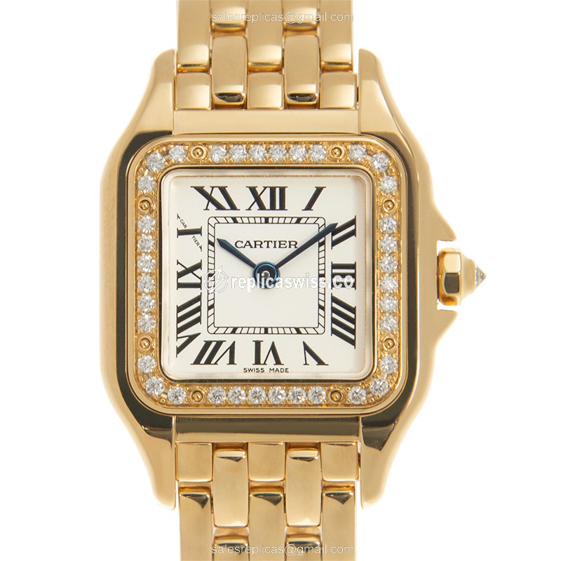 Cartier WJPN0015 PANTHeRE DE CARTIER Quartz 18kt Gold & Diamond