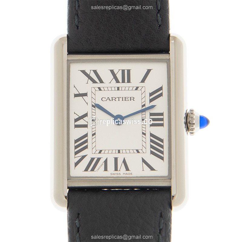 Cartier WSTA0041 TANK Quartz Stainless Steel