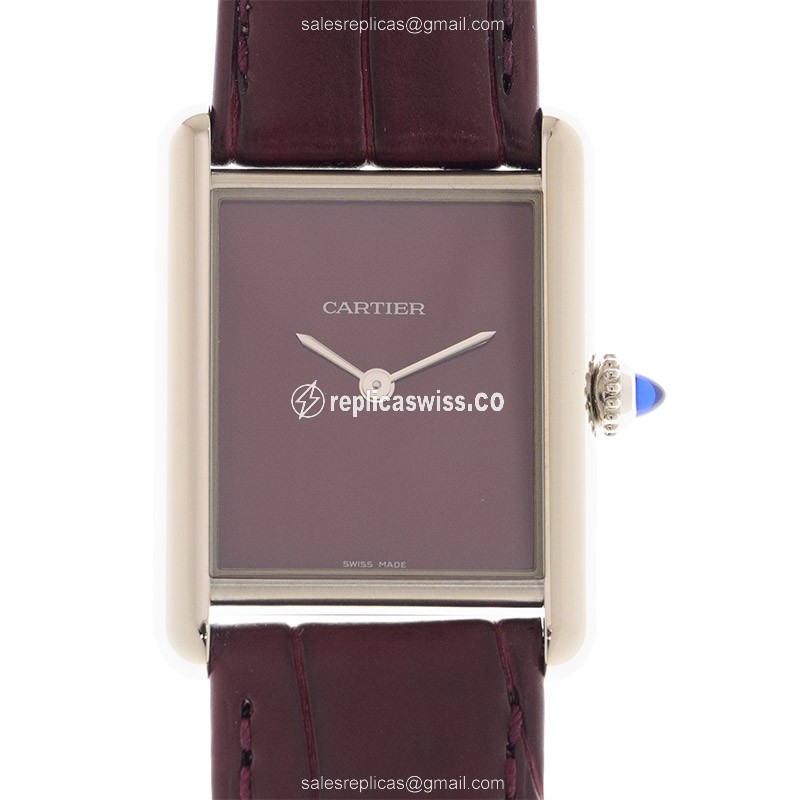 Cartier WSTA0054 TANK Quartz Stainless Steel
