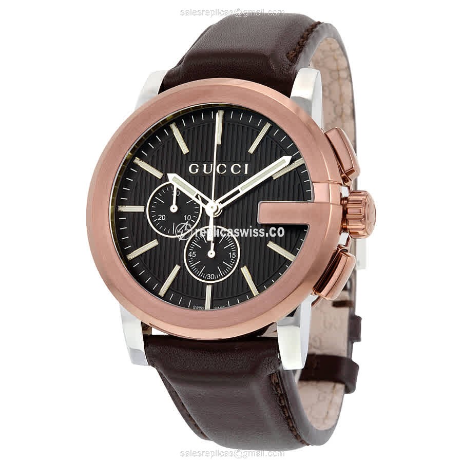 Gucci YA101202 G-CHRONO Quartz Gold-Plated & Stainless Steel