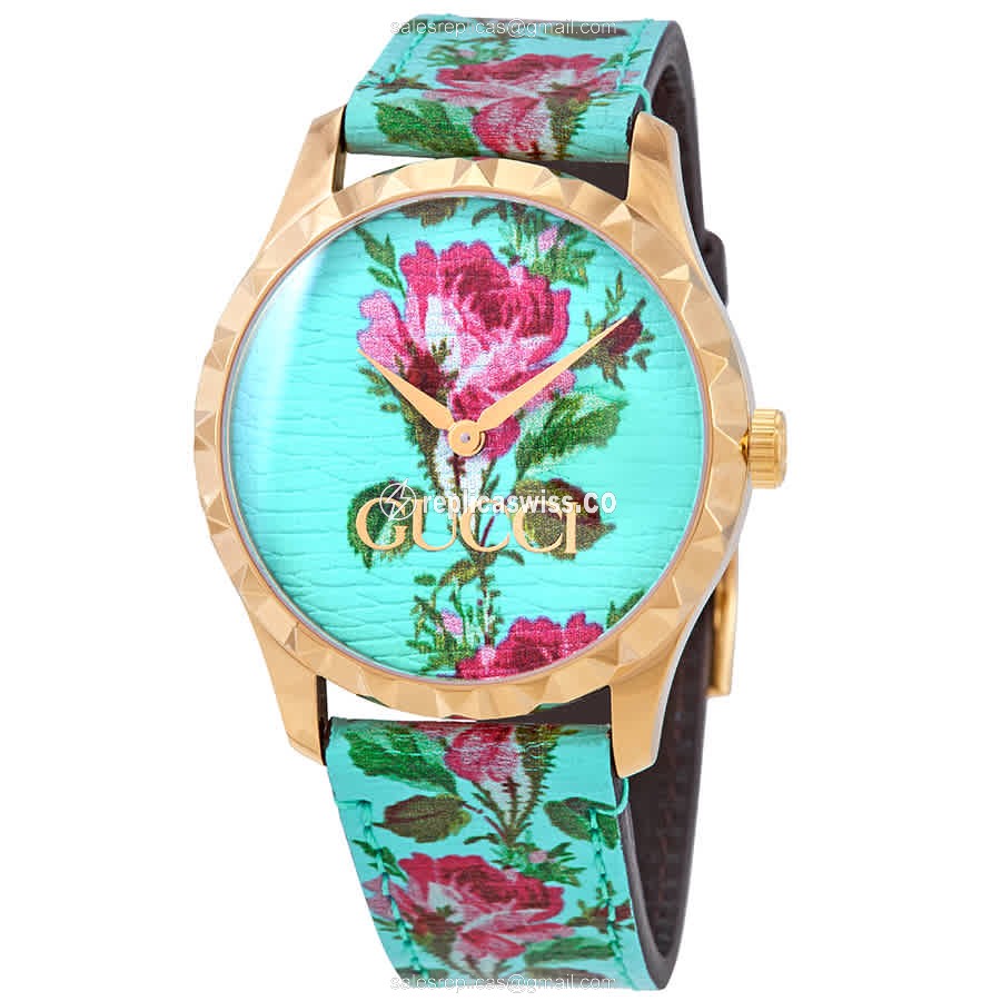 Gucci YA1264085 G-TIMELESS Quartz Gold-Plated & Stainless Steel