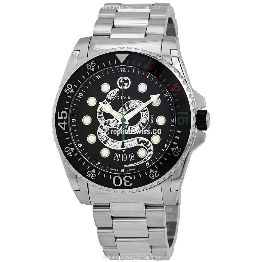 Gucci YA136218 DIVERS Quartz Stainless Steel