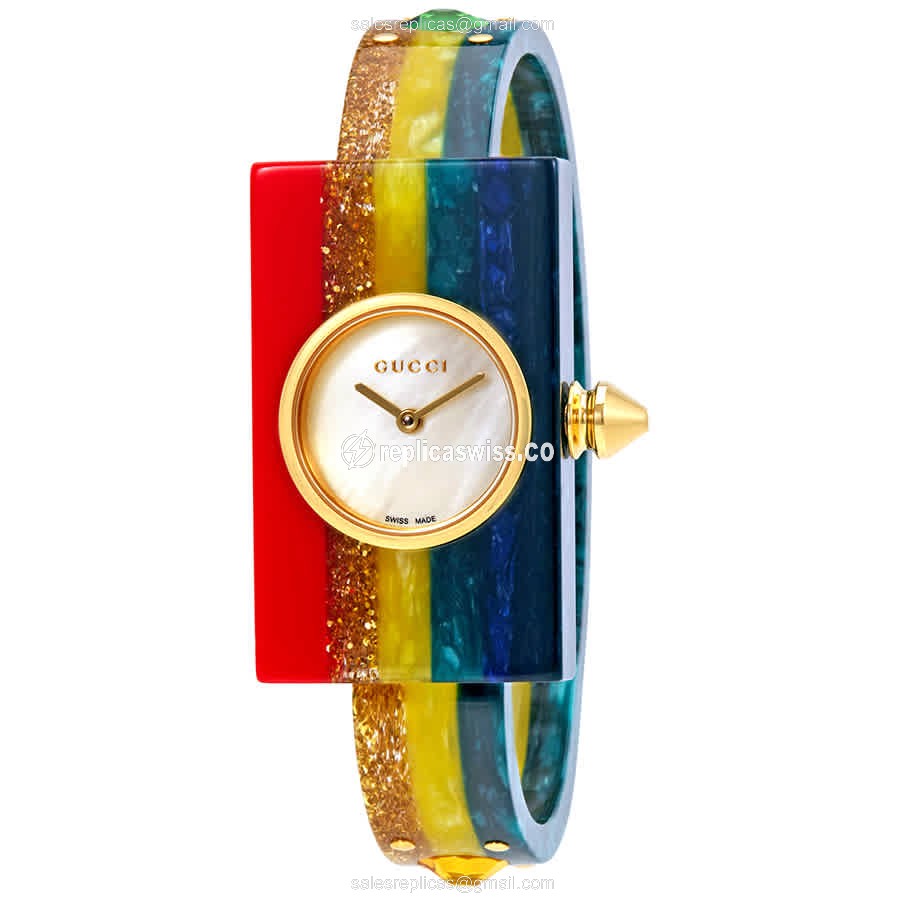 Gucci YA143520 VINTAGE SWAN Quartz Resin