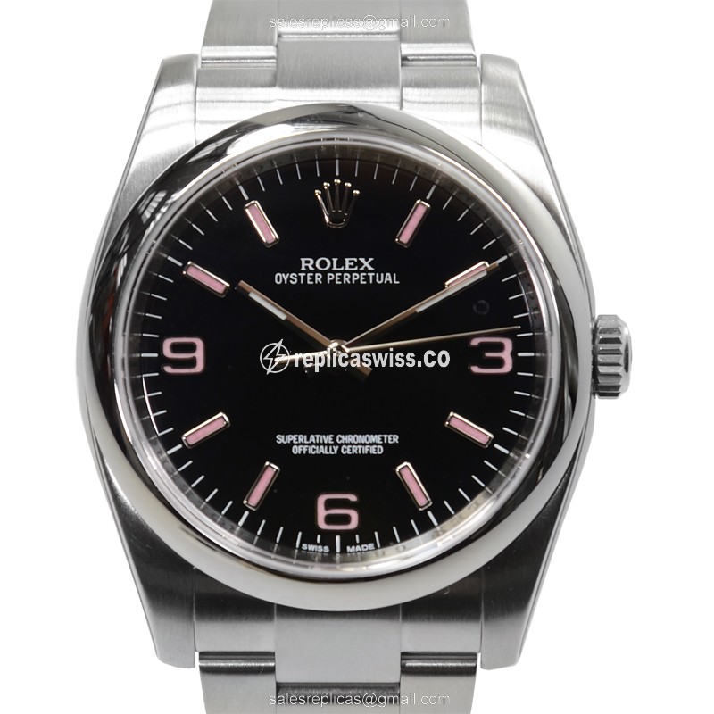 Rolex 116000BKAR369PK OYSTER PERPETUAL Automatic Stainless Steel