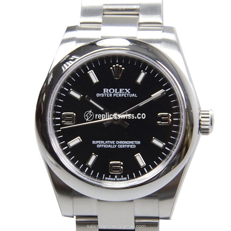 Rolex 177200BK369WT OYSTER PERPETUAL Automatic Stainless Steel