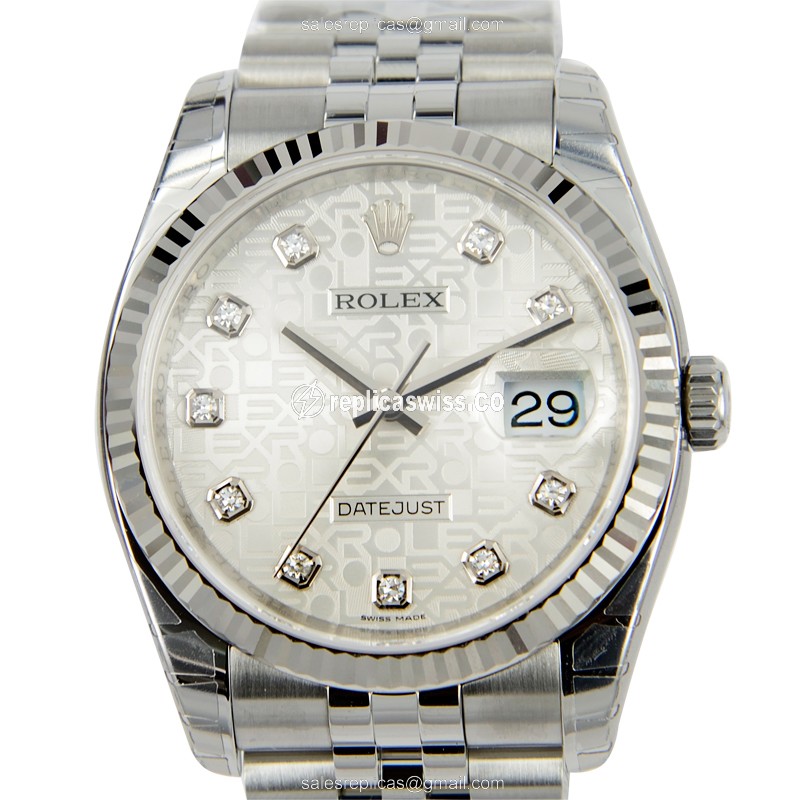Rolex 116234J DATEJUST Automatic 18kt White Gold & Steel