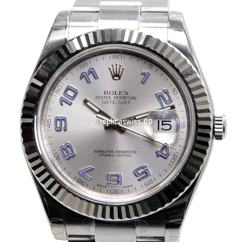 Rolex 116334 DATEJUST Automatic 18kt White Gold & Steel